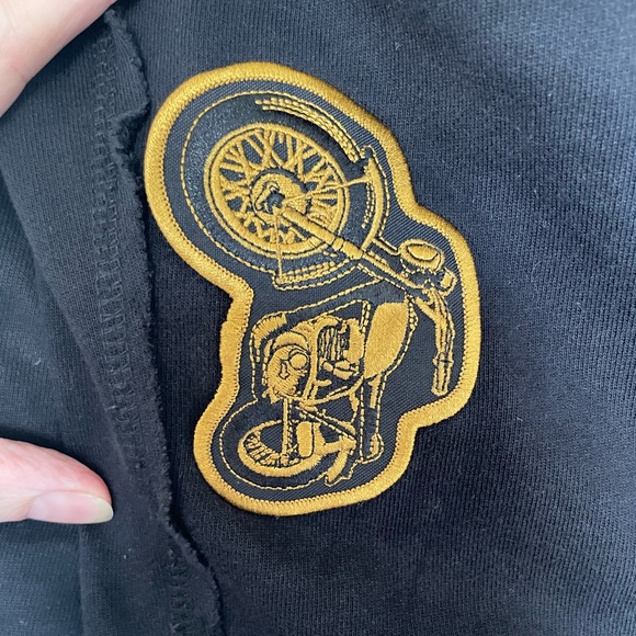 Alpha Industries Hoodie Large USA Military Patch, motorcycle, base layer - Picture 5 of 12